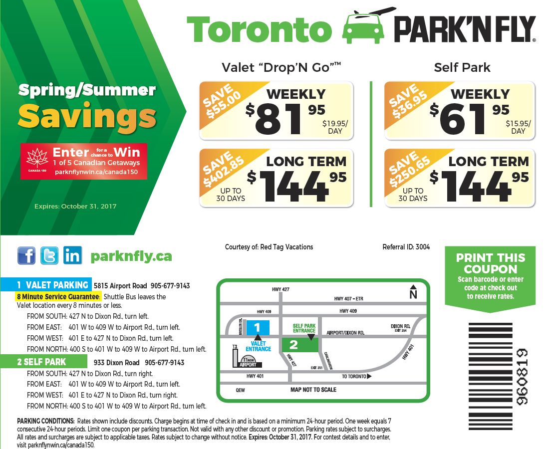 Toronto Airport Parking Skypark® Parking Cheap Airport Parking YYZ