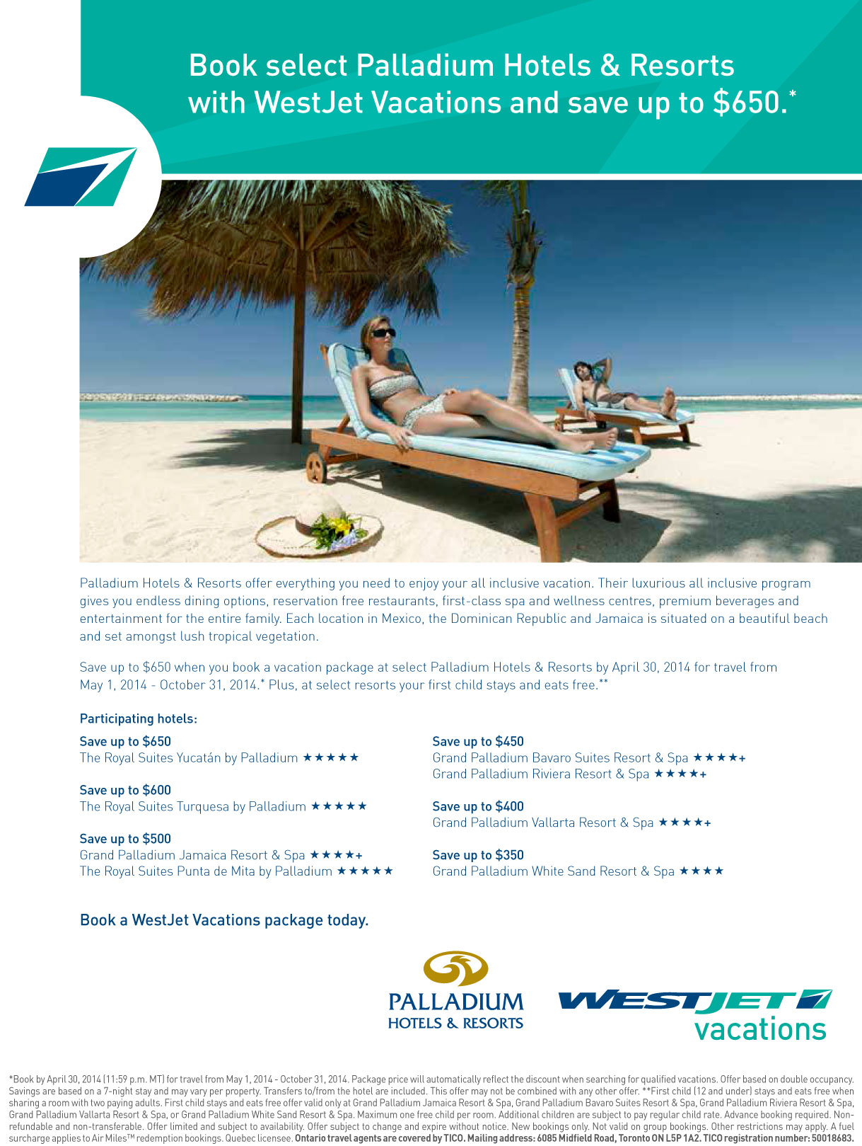 WestJet Vacations | WestJet Last Minute Deals | All Inclusive Travel ...