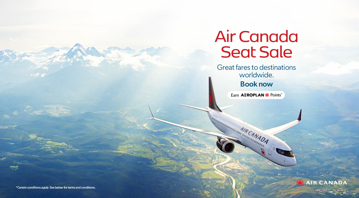 Great Savings on Air Canada Flights