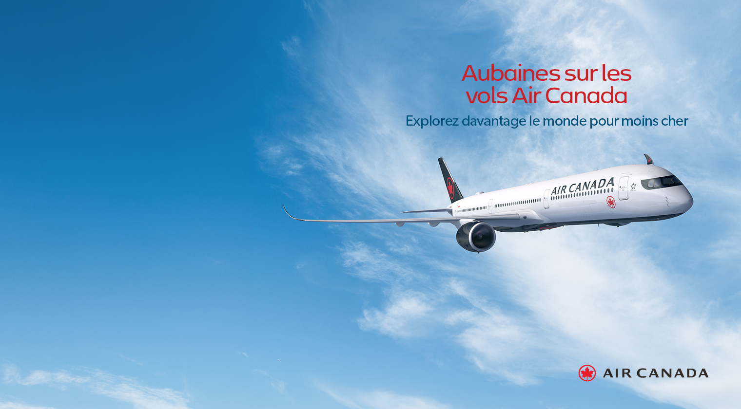 Aubaines incroyables sur les vols Air Canada