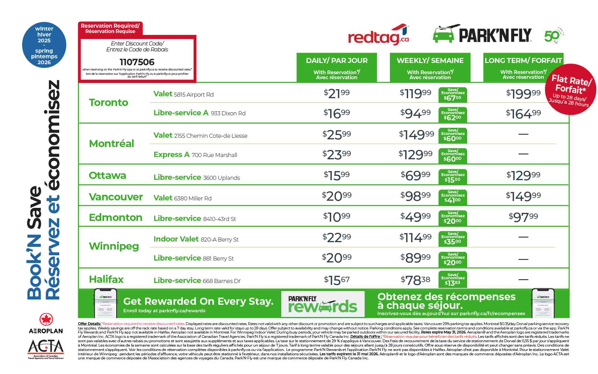 Airport parking options