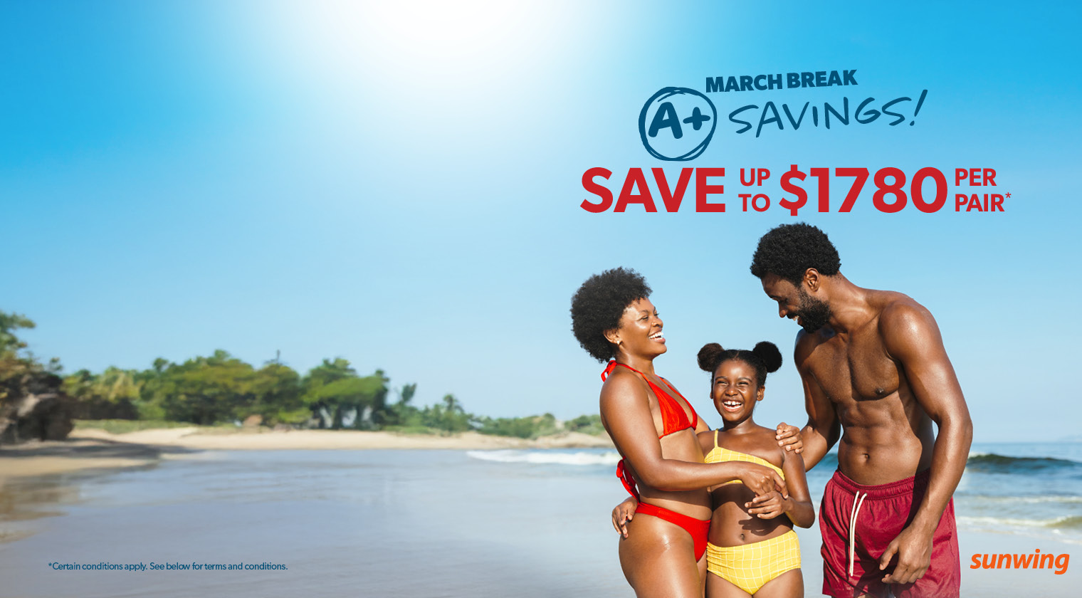 Unlock Big Winter Savings. Save up to $800 OFF! With Sunwing Vacations.
